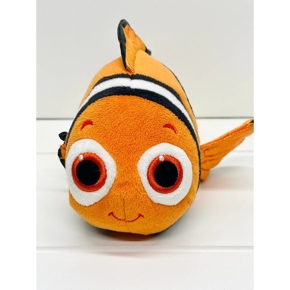 TY Beanie Buddy Sparkle 11" DISNEY 2016 Finding Nemo Clown Fish Plush - Picture 2 of 4